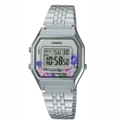 Casio Vintage LA680WA-4C Silver Stainless Steel Band Men Watch / Women Watch